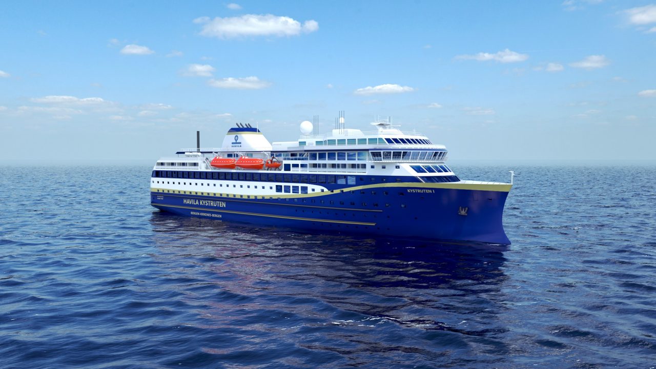 kystruten havila pollux capella schiffe leverer batteripakke rekordstor havyard maritimt norwegische postschiffe tersan kompressorer norske velger magasin bygg 1093 1193